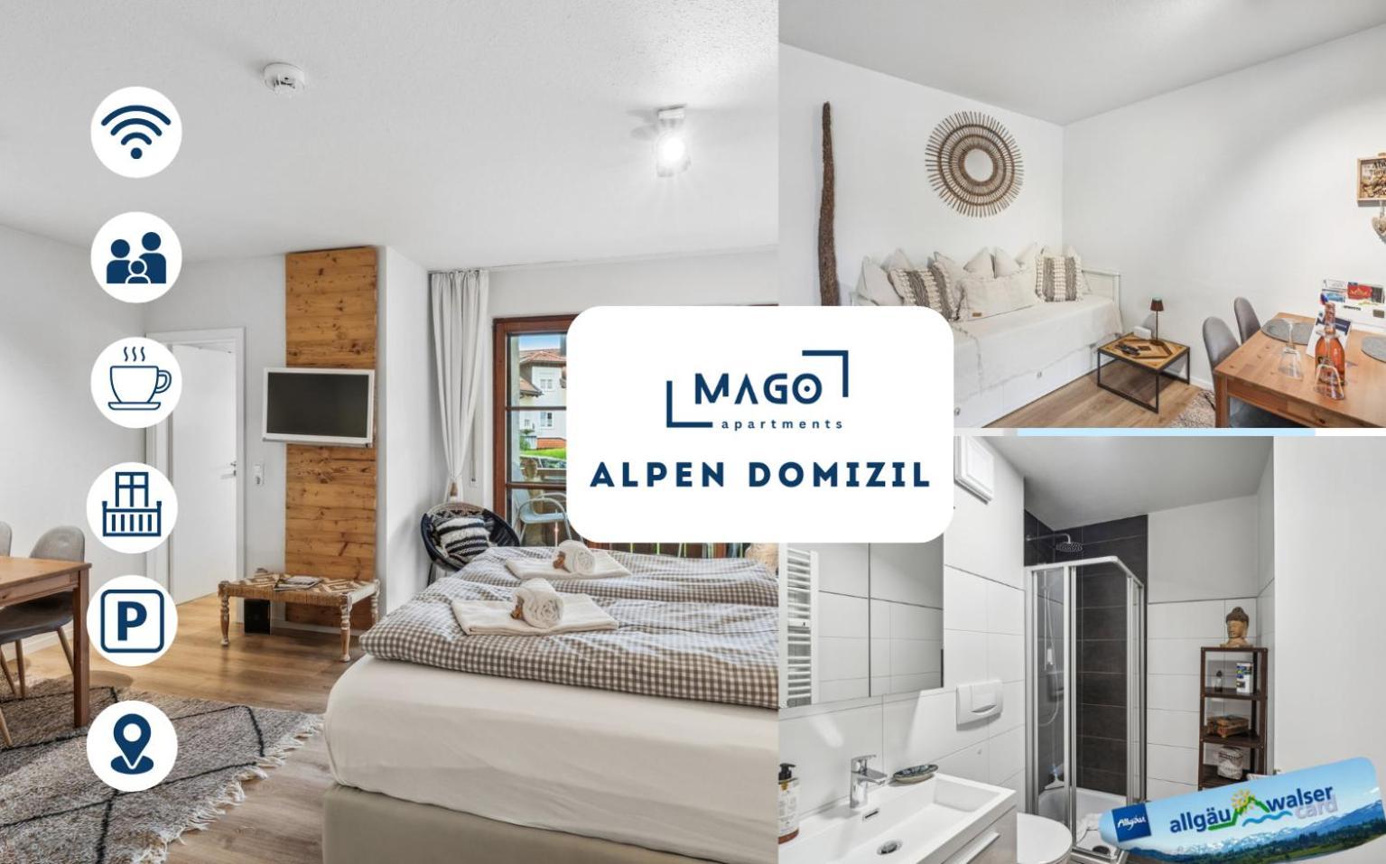 Mago Alpen-Domizil Fuer 4, Zentral Apartment Oberstaufen Bagian luar foto